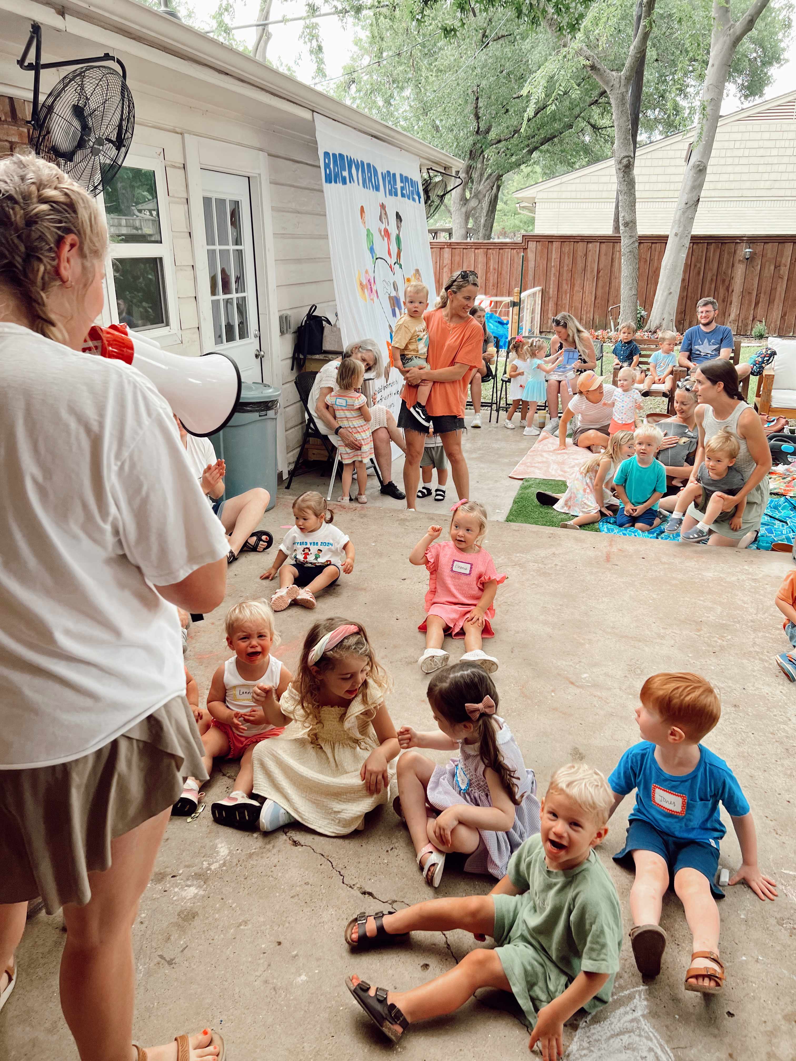 Backyard VBS moment